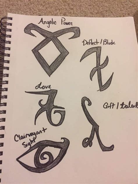 how to draw shadowhunter runes.